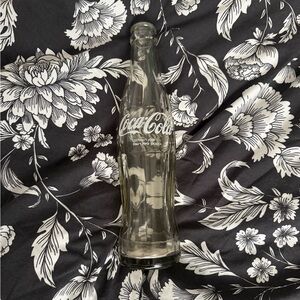 Vintage Coca Cola Hebrew Israel Glass Bottle